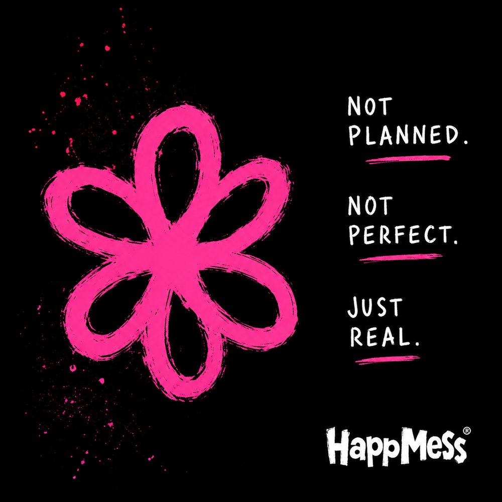 Not planned. Not perfect. Just real.